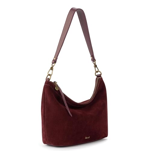 Image of The Sak Jasmine Small Hobo Bag - Leather Shoulder Purse with Zipper