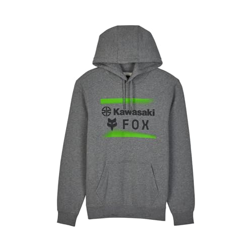Fox Racing Hoodie Fox X Kawi gris anthracite en taille L, le sweat confortable et mixte