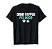 Drink Coffee Pet Dogs Funny Dog Lover Mom Dad Fathers Day T-Shirt