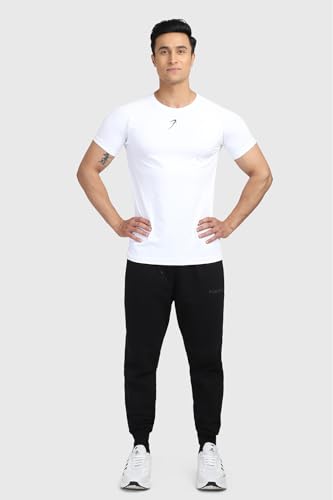 Image of FUAARK Men's Round Neck Slim Fit Gym Sports T-Shirt