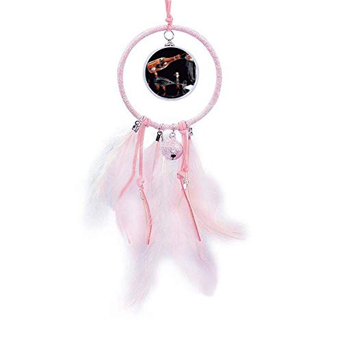 Dream catcher décor de chambre de petite cloche et seau à glace en verre