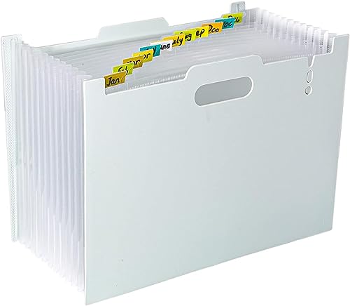 JEFURE ドキュメントファイル 13ポケット ホワイト