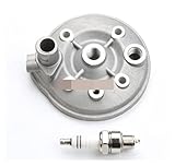 Tipo de material: aluminio NLAVW Culata Motor 90cc Compatible Motorhispania MH Furia 50 MH RX 50 RYZ 50 AM6 49mm (Color : C)