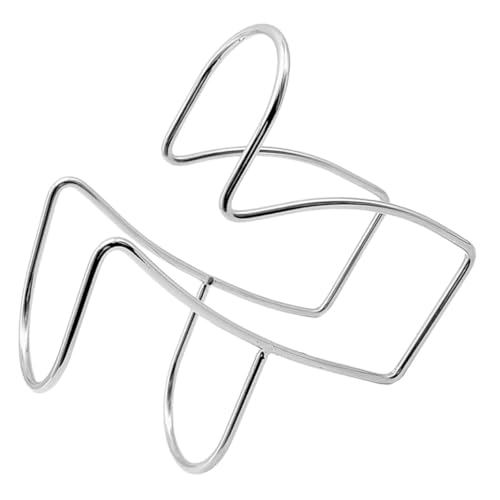 KOMBIUDA 洗濯機用属製排水ホースホルダー サポート固定具 排水パイプ安定化クリップ あけ不要 取り付け簡単 ステンレス鋼製 ユニバーサル対応 家用業務用