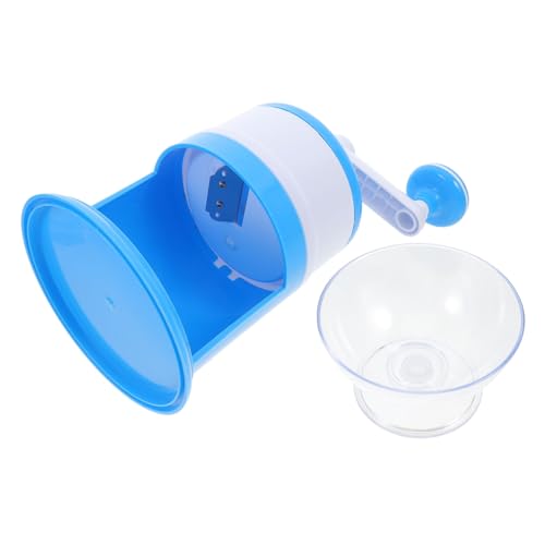 FUNOMOCYA Manual Ice Crushing Machine Portable Shaved Ice Crusher for Ice Cream Maker