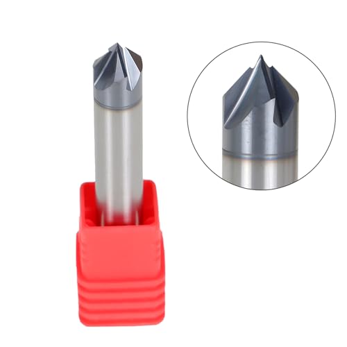 Image of 3 /8 Inch Helix Carbide End Mill 90 Degree Double End ATialn Coated 4 Flute