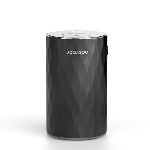 DOQASOO Waterless Essential Oil Diffuser - Aluminum Metal Texture, 96H Quiet Battery Nebulizer, Portable Scent Aromatherapy Diffuser with Timer & 4 Mist Levels, 20mL, Type-C for Home/Room/Car/Office DOQASOO Waterless Essential Oil Diffuser - Aluminum Metal Texture, 96H Quiet Battery Nebulizer, Portable Scent Aromatherapy Diffuser with Timer & 4 Mist Levels, 20mL, Type-C for Home/Room/Car/Office