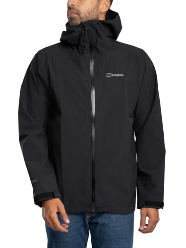 Berghaus Men's Arnaby Hooded Jacket, Black/Black, XL