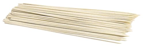 KitchenCraft – Palos de Madera para Pinchos y Brochetas, Paquete de 100 Unidades, Bambú, 30 cm