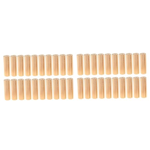 DOITOOL 40pcs Wood Memo Clips Holder for Cards Notes Photos Elegant Decoration for Weddings Parties Home Office Use Lightweight Reusable Card Stands