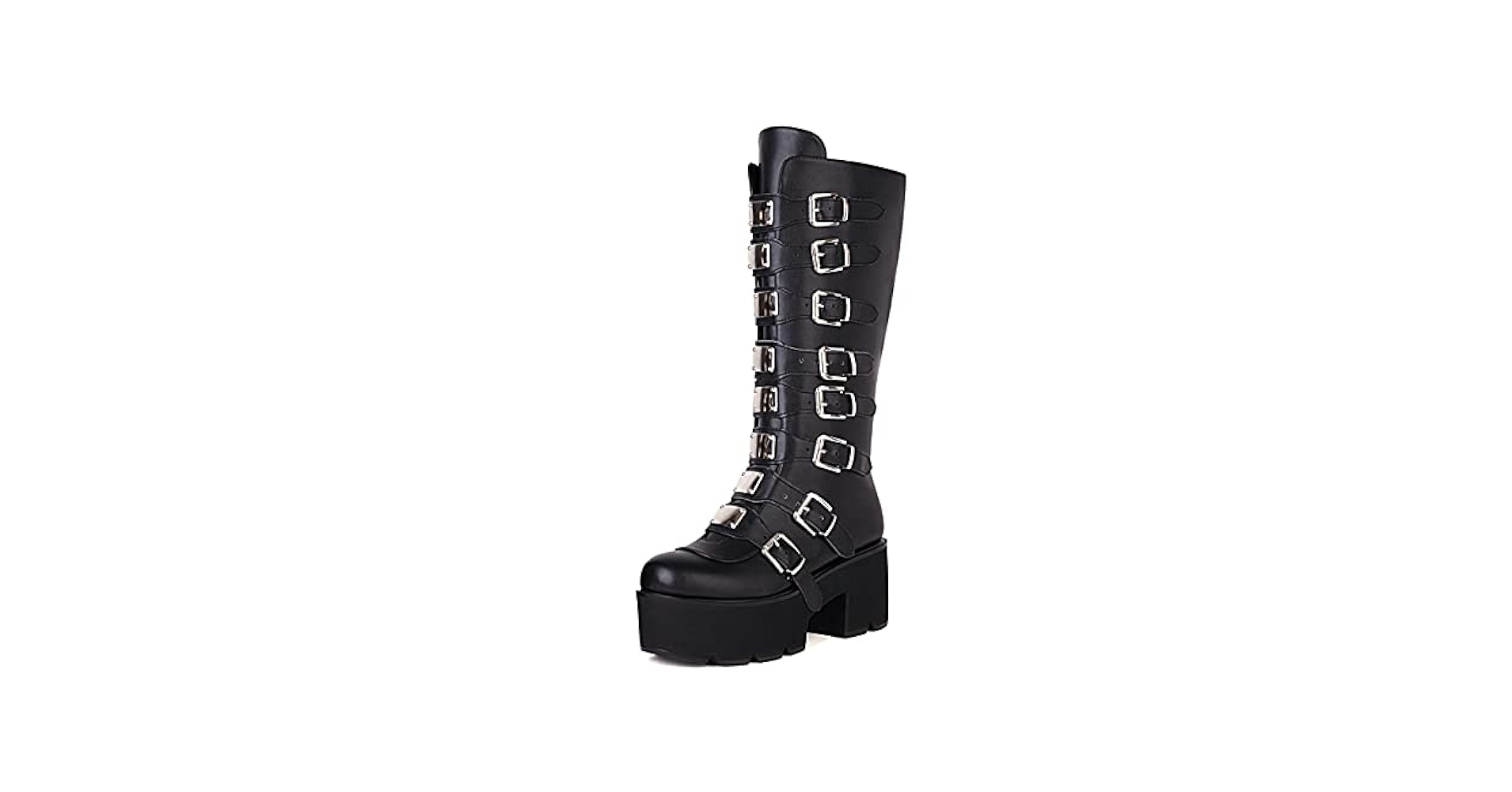 Amazon.com | UniqueStride Womens Chunky Heel Goth Platform