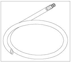 RPI Drain Tube Assembly Kit for Pelton & Crane RPK431 - Clear PVC Tubing