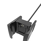 dalishopp Clipe de carregamento de relógio inteligente de 1 metro, cabo USB, carregador portátil para Fitbit Charge 2 relógios inteligentes