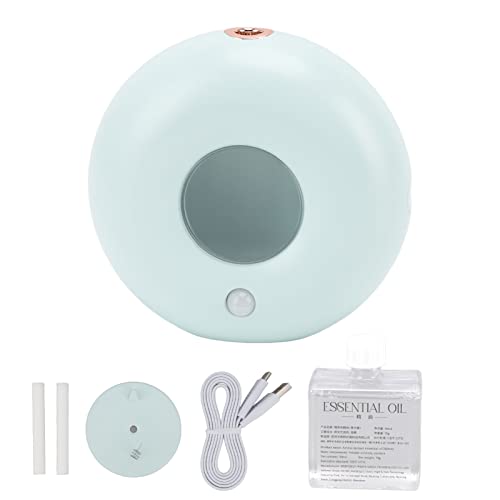 GLOGLOW Mini difusor de umidificador de de óleo essencial carregamento USB 5V 1A 3 engrenagens ajuste forma donut para casa (verde)