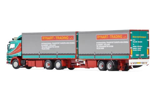 WSI SCANIA&TRAILER&CONTAINER ONE セット WSI SCANIA 3 SERIES 8X4 INTER COMBI SCHEUERLE SET V.D. VLIST