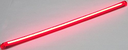 Chrome Glow 4200-45Rr Led Flexible Array Motorcycle Auxiliary Running And Brake Light Bar With Red Lens 6.25 Inches #TOP15