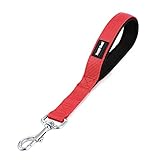 Correa corta para perros: tamaño M: 32 cm / 12.6 inch de largo, 2,5 cm / 1 inch de ancho; Tamaño L: 46 cm / 18,1 inch de longitud, 2,5 cm / 1 inch de ancho