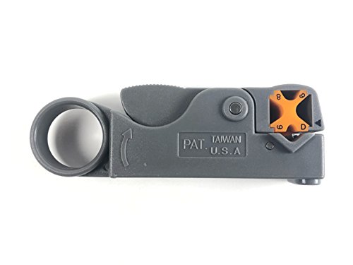 ConnectoRF Rotary Coaxial Cable Stripper RG174/188/316, 2-Blade Model (HT-332D)