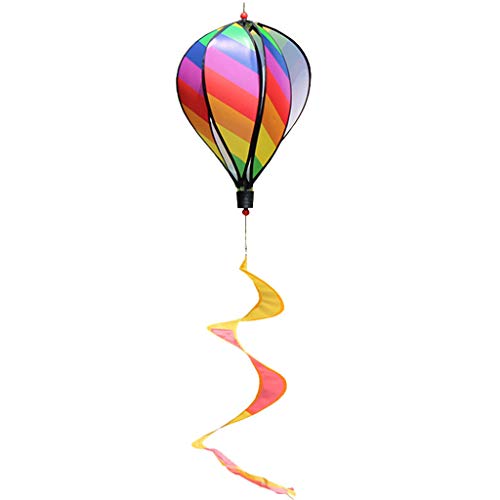 Ruda Hot Air Balloon Toy Windmill Spinner Garden Lawn Yard Ornament Outdoor Party Favor Supplies