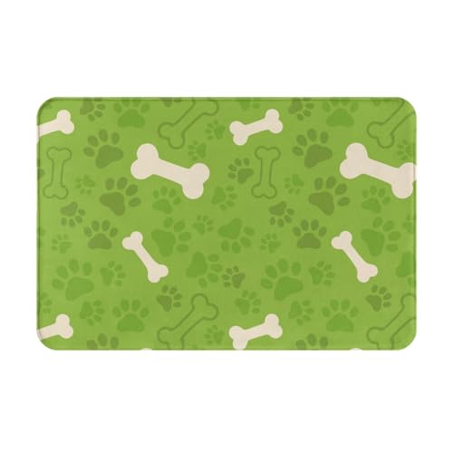 カーペット 緑の犬の足の骨 フランネルフロアマット ラグラグマット ホットカーペット 大判 ラグカーペット おしゃれ 床暖房 絨毯 さらフワ触感 防音マット 滑り止め 寝室 居間用 家庭用 業務用 オフィス用