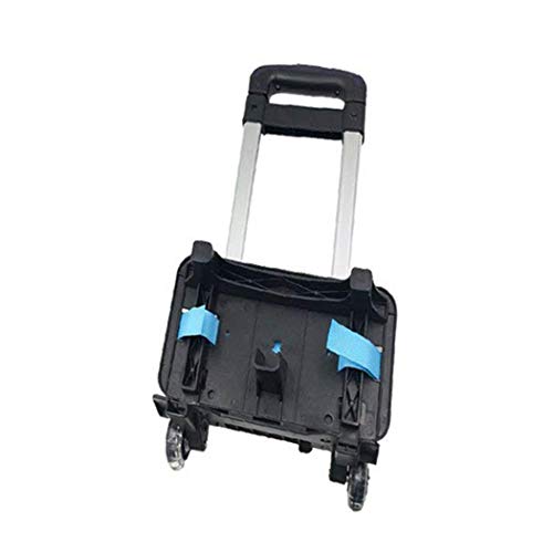 Backpack Hand Truck YUB Wheeled Cart Trolley Hand Aluminium Alloy Folding Trolley Cart for Schoolbag - Thumbnail 5