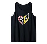 Imagen describiendo el producto Camiseta sin Mangas Marvel Studios Deadpool & Wolverine Best Friends Heart Charm