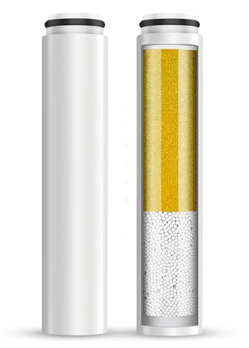Cobbe 2 Pack Replacement Filters for Handheld Shower Head - UPGRADE FILTERING DURATION - Remove Chlorine - Reduces Dry Itchy Skin