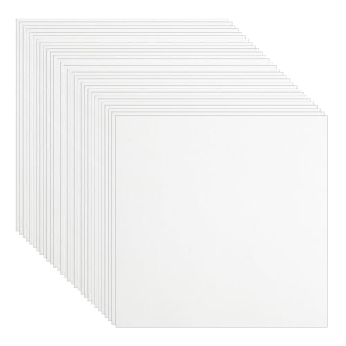 Kiln Paper 30 Sheets Thinfire Kiln Shelf Paper 5 X 5 Inches Ceramic Fiber Papers Ultra Smooth Surface for Glass Fusing and DIY Crafts (White)