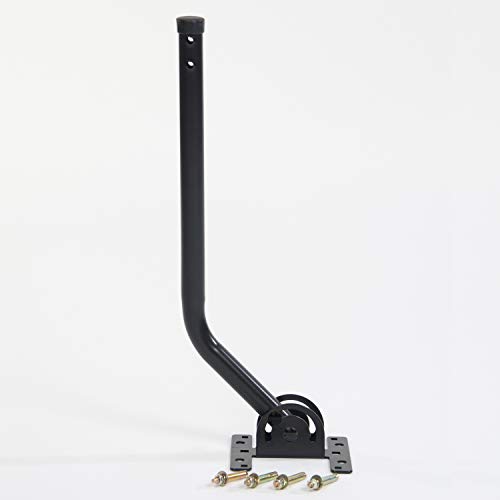 Antennas Direct ClearStream 20-inch TV Antenna Mast, 1-inch OD, All-weather Mounting Hardware, Adjustable Mast Clamp, Installation Sealing Pads, Black - CJMOUNT