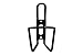 Pure Fix Alloy Bicycle Water Bottle Cage, Black