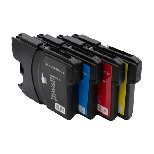 Cartouche LC980 LC990 cyan compatible pour imprimantes Brother