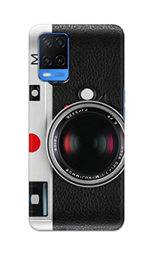 Image of Printed Hard Back Cover Case for Oppo A54 4G Back Cover (Vintage Camera) -702