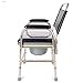 Walking Aids for Elderly and Pregnant Woman Elderly Potty Chair Walking Frame Mobile Toilet Toilet Chair Commode Chair with Seat