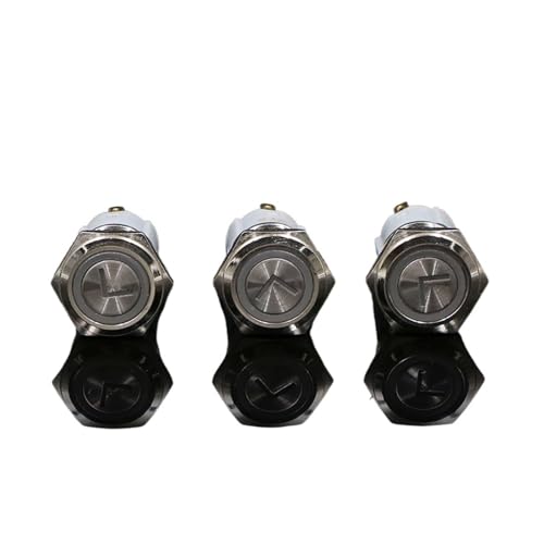 Bouton-poussoir 19mm L-forme pour commande de machine et panneau industriel - 2