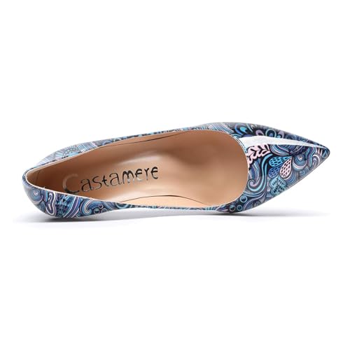 Image of Castamere Womens High Heels Pointed-Toe Slip-on Stilettos Pumps 4Inch Heel Shoes