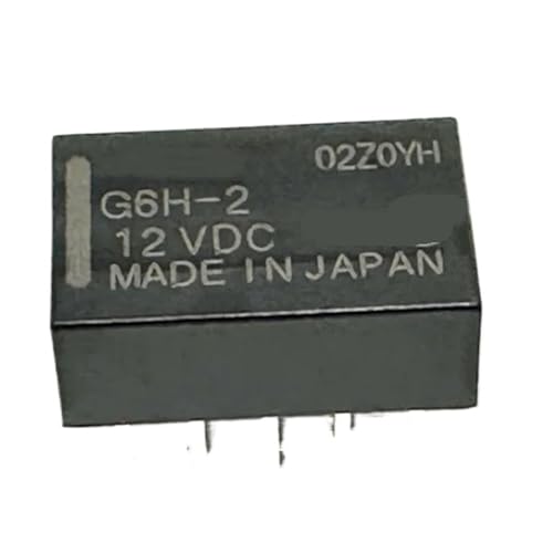 Relais G6H-2 12 V CC 8 broches TQ2 pour circuit imprimé