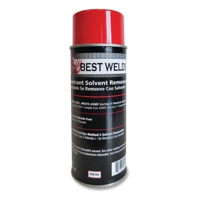 BEST WELDS 905-RW200-12.5oz. Can Solvent Removable Penetrant
