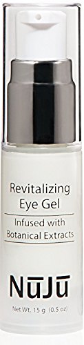 NuJu Revitalizing Eye Gel For Dark Circles Under Eyes, Puffiness, Crows Feet and Wrinkles 15g Contains C4-Peptide-3