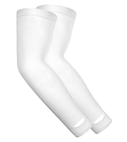 Image of TRENDMALLS Arm Sleeves, Cooling UV Sun Protection Sports Compression for Men /Women /Kids