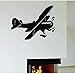 Wall Art Wall Stickers Aereo Aviazione Volare Cielo Decor Per Camera Decalcomania In Vinile 50X60 Cm