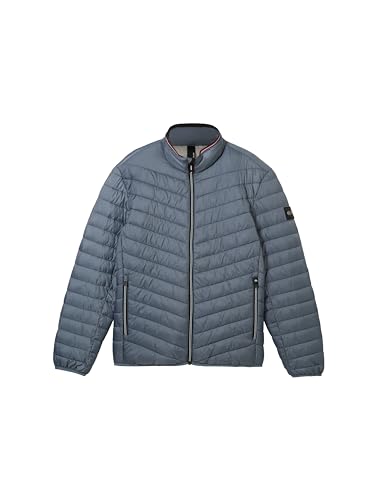 TOM TAILOR Herren Lighweight Steppjacke mit Stehkragen,28128 - Stormy Teal, M – Ansicht 5