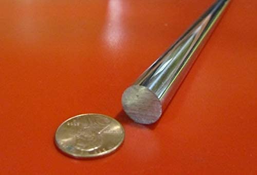 Chrome Plated 1045 Carbon Steel Shaft .500" (1/2") Diameter x 48" Long 1 pc
