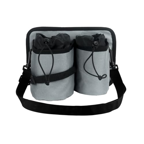 Image of Luggage Cup Sleeve Adjustable Divider for Bottles Carry on Case Fits Suitcase Handles Gifts for Flight Attendants Travelers Accessories Gray