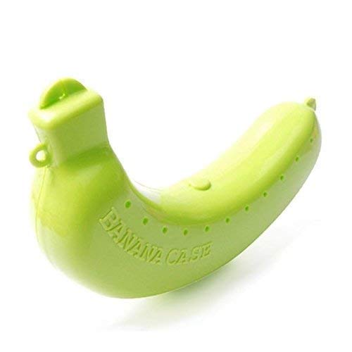 CELLEBII Banana Case Banana Cover Container Box Banana Storage Case Portable Banana Fruit Case for School Picnic Office Travel Use for Kids and Adults (Plastic, Yellow) at Rs. 58