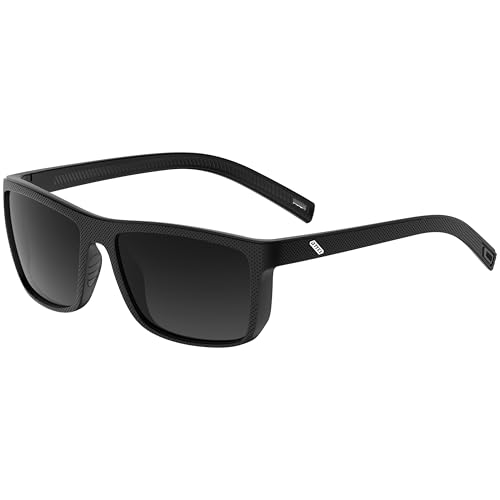ATTCL Square Polarized Sunglasses for Men: Ultra-Light TR90 Frame UV400 Protection Sun Glasses for Fishing Driving Black 2533