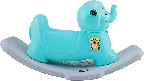 Image of PoPo Toys Murphy Rocker (Turquoise)| Rocker for Kids Birthday Gift for Kids /Boys /Girls /Rocker with Musical & Lightning Toy | Cute Character