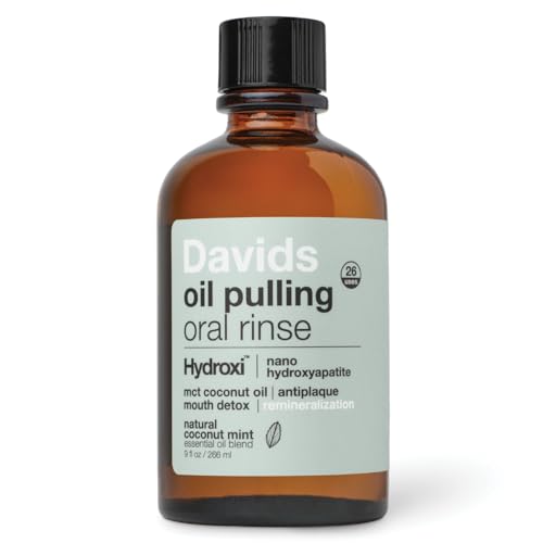 Davids Nano Hydroxyapatite Oil Pulling Mouthwash 9oz