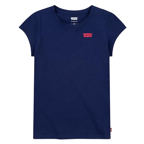 Levi's Kids Lvg ss batwing tee Mädchen Blue Médiéval 8 Jahre