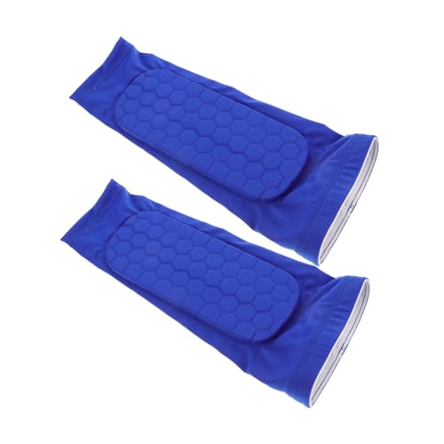LIOOBO 2pcs Soccer Shin Guard Sleeves Padded Leg Sleeves for Men Sports Protective Shin Guard Socks Breathable Mesh for Football Volleyball Badminton