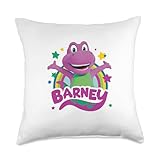 Barney the Dinosaur Rainbow Starburst Throw Pillow